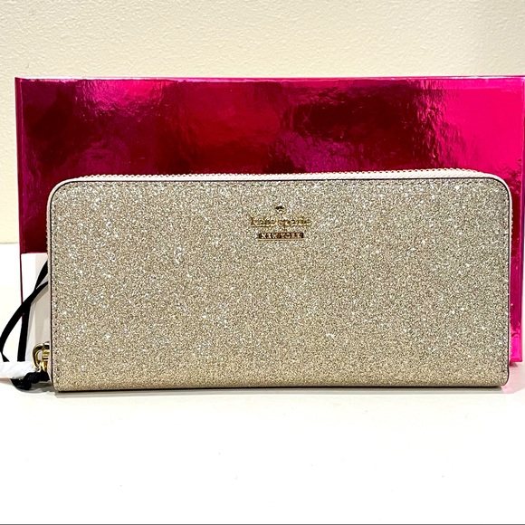 kate spade Bags Kate Spade Burgess Court Lindsey Glitter Zip